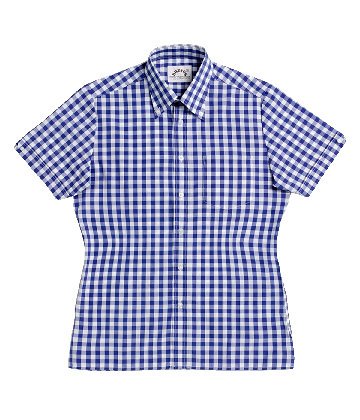 CAMISA BRUTUS PARA CHICA LARGE GINGHAM AZUL